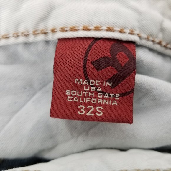 BIG STAR PIONEER Distressed Men's BUCKLE Boot Cut Denim Jeans USSz 32S (32 x 29) - Picture 5 of 7